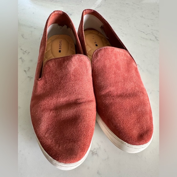Birdies The Swift Slip On Shoe Women's Size 8 Rust Orange Suede Casual Sneakers - Picture 3 of 10